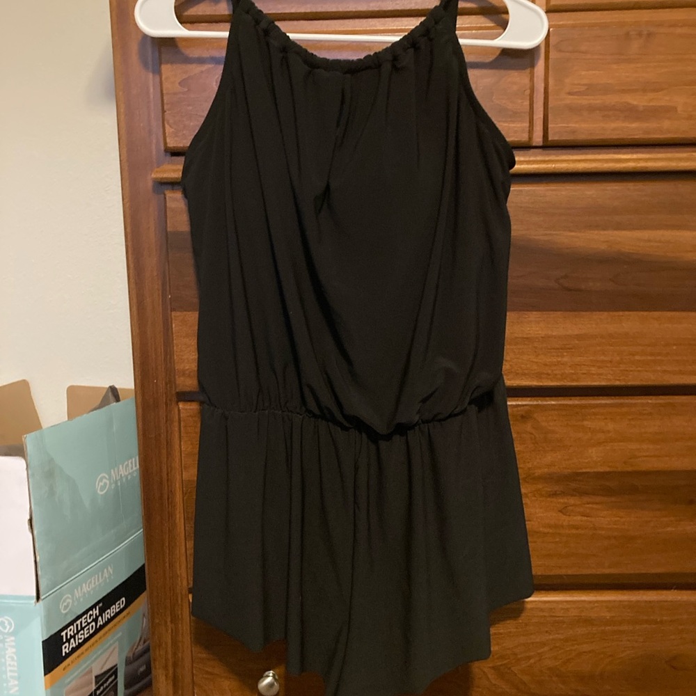 Black Romper style Bathing suit